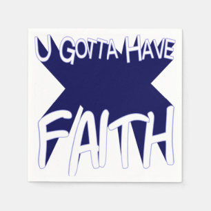 Guardanapo De Papel Você tem que ter Faith