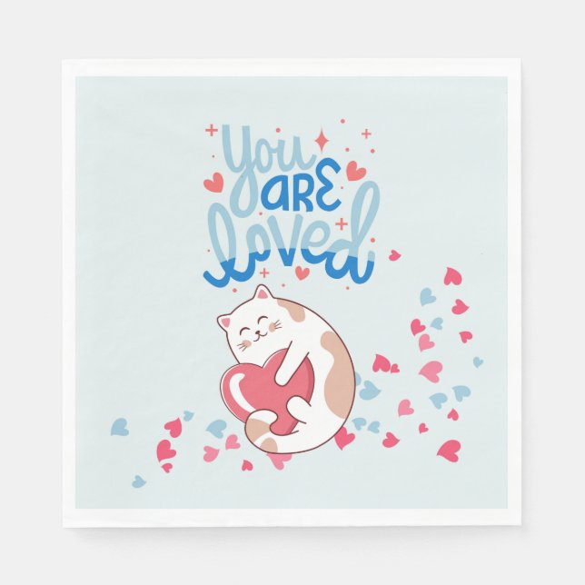 Guardanapo De Papel Vocês São Gatos Adorados (Frente)