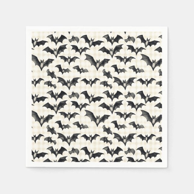 Guardanapo De Papel Voo da meia-noite - Ecos do Bat (Frente)