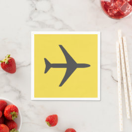 Guardanapo De Papel Voo de Avião Aviário Mínimo