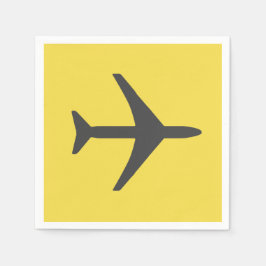 Guardanapo De Papel Voo de Avião Aviário Mínimo