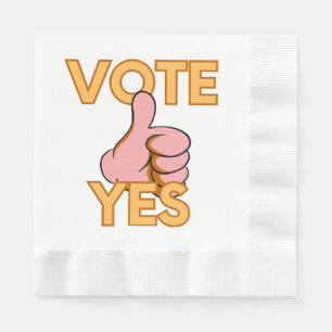 Guardanapo De Papel Votar sim