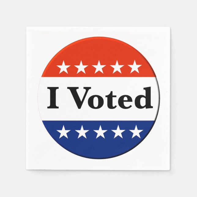 Guardanapo De Papel Votei contra as eleições de 2026 (Frente)