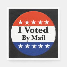 Guardanapo De Papel Votei Por Correio