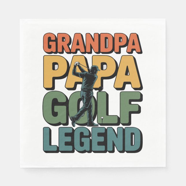 Guardanapo De Papel Vovô da Legenda Golf (Frente)