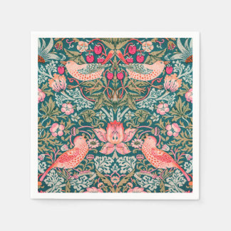 Guardanapo de papel W Morris Pink Strawberry Thief