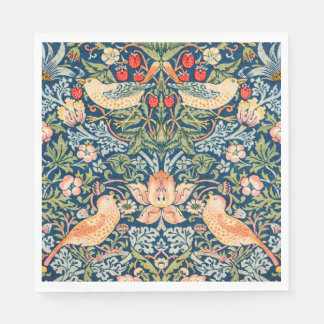 Guardanapo De Papel W Morris Strawberry Thef Paper Napkin