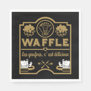 Guardanapo De Papel Waffle Chef