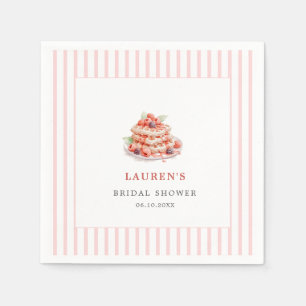 Guardanapo De Papel Waffles de Aquarela Bridal Brunch
