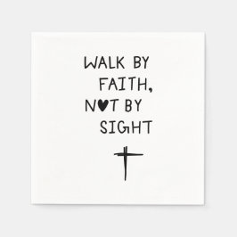 Guardanapo De Papel Walk by faith not by sight 