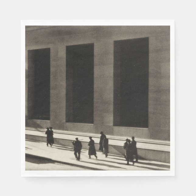 Guardanapo De Papel Wall Street (por Paul Strand, 1915) (Frente)
