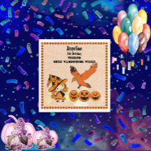 Wandering Witen Raven Halloween Pumpkins Aniversár