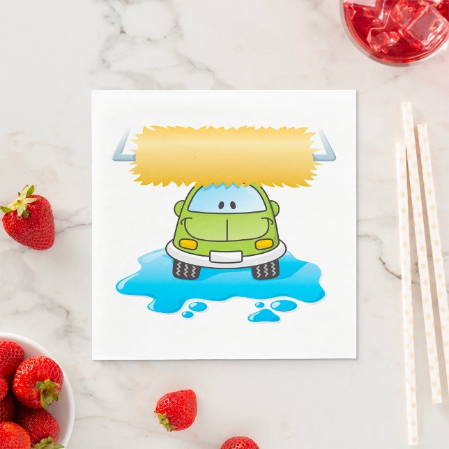 Guardanapo De Papel Wash de Carro Feliz (Criador carregado)