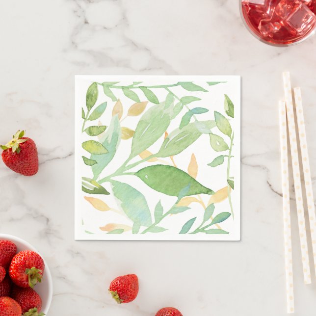 Guardanapo De Papel Watercolor Floral Garden Paper Napkins (Insitu)