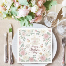 Watercolor Floral Mother's Day Tea Party 