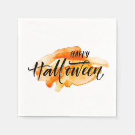 Guardanapo De Papel Watercolor Happy Halloween