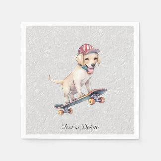 Guardanapo De Papel Watercolor Labrador Retriever Napkins