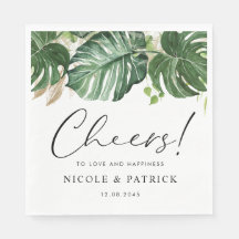 Watercolor Tropical Monstera Deixa Casamento De Ve