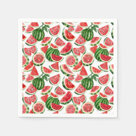 Guardanapo De Papel Watercolour Watermelon Napkins – Summer Party