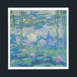 Guardanapo De Papel Waterlilies, 1916-1919 by Claude Monet<br><div class="desc">Claude Monet - Waterlilies,  1916-1919. Oscar-Claude Monet (1840-1926) was a French painter and founder of impressionist painting who is seen as a key precursor to modernism,  especially in his attempts to paint nature as he perceived it.</div>
