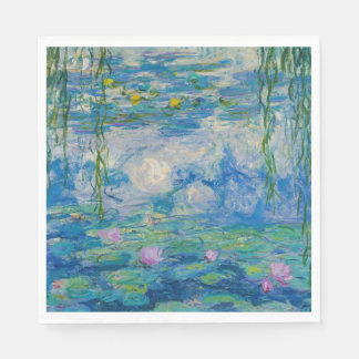 Guardanapo De Papel Waterlilies, 1916-1919 by Claude Monet