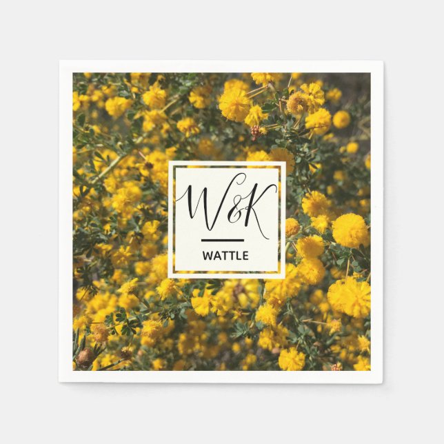 Guardanapo De Papel Wattle (Frente)