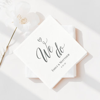 Guardanapo De Papel We Do Wedding Napkin