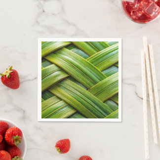 Guardanapo De Papel Weave verde fresca de bambu