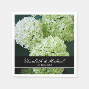 Guardanapo De Papel Wedding branco dos Hydrangeas de Annabelle