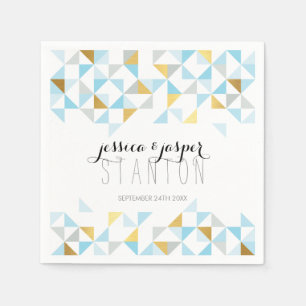 Guardanapo De Papel WEDDING DECOR triângulo aztec padrão geológico dou