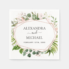 Guardanapo De Papel Wedding Greenery Eucalyptus Botanical