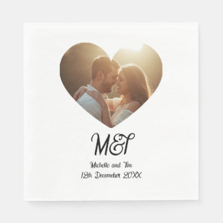 Guardanapo De Papel Wedding or engagement personalised napkins
