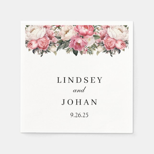 Guardanapo De Papel Wedding Paper Napkins (Frente)