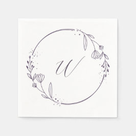 Guardanapo De Papel Wedding Reception Initial Napkins