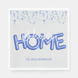 Guardanapo De Papel Welcome Home Patriotic Military Hero Party