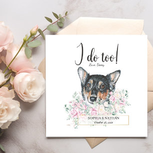 Guardanapo De Papel Welsh Corgi Dog Wedktail Napkins