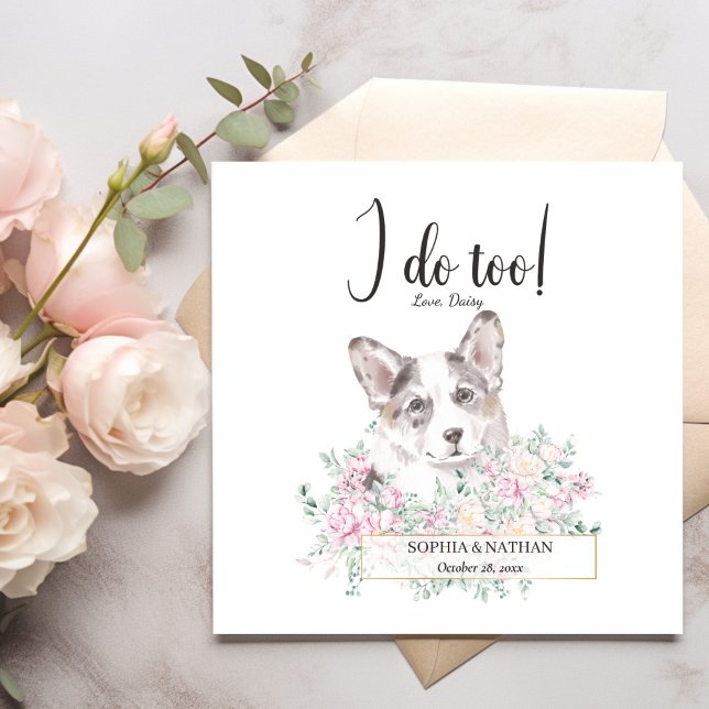 Guardanapo De Papel Welsh Corgi Dog Wedktail Napkins (Criador carregado)