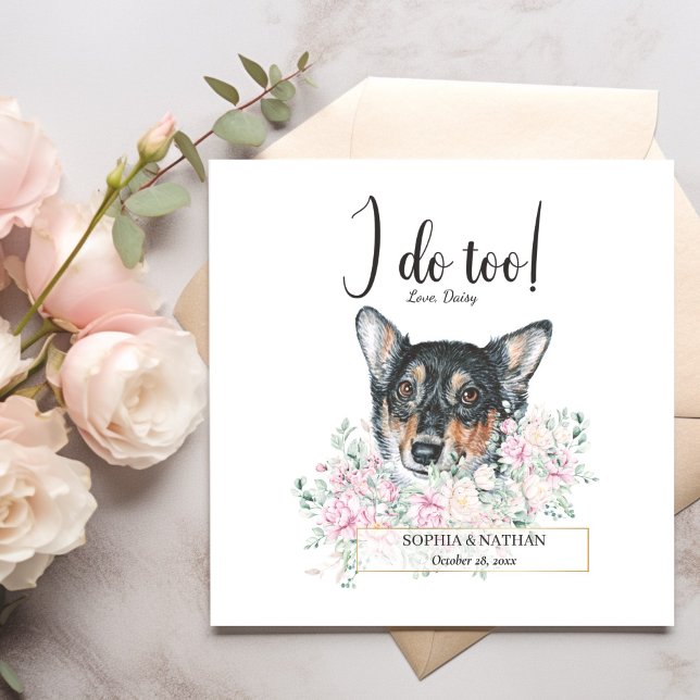 Guardanapo De Papel Welsh Corgi Dog Wedktail Napkins (Criador carregado)