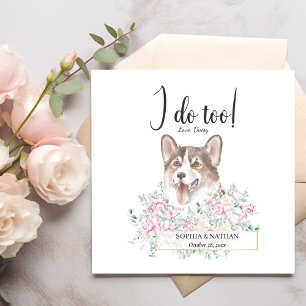 Guardanapo De Papel Welsh Corgi Dog Wedktail Napkins