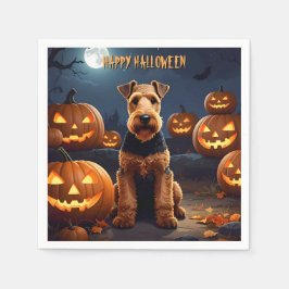 Guardanapo De Papel Welsh Terrier Halloween