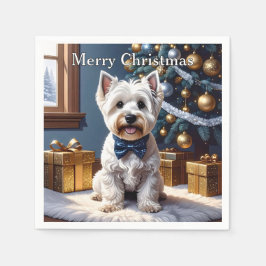 Guardanapo De Papel West Highland White Terrier Natal