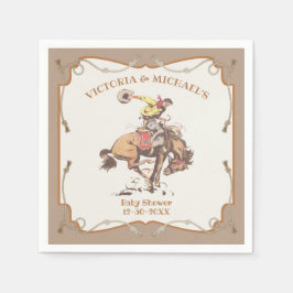 Guardanapo De Papel Western Cowboy Bucking Bronco 2