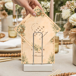 Guardanapo De Papel Western Desert Horseshoe Baby Shower