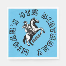Guardanapo De Papel Western Rodeo Southern Ranch Cowboy em Cavalo