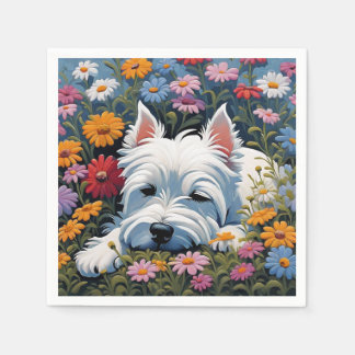 Guardanapo De Papel Westie napkins