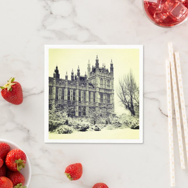 Guardanapo De Papel Westminster, Parlamento, Winter London - Britânico (Insitu)