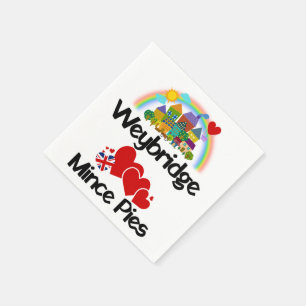 Guardanapo De Papel Weybridge, Surrey UK ama tartes