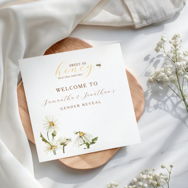 Guardanapo De Papel What Will Baby Be Gender Reveal Napkin (What Will Baby Be Gender Reveal Napkin)