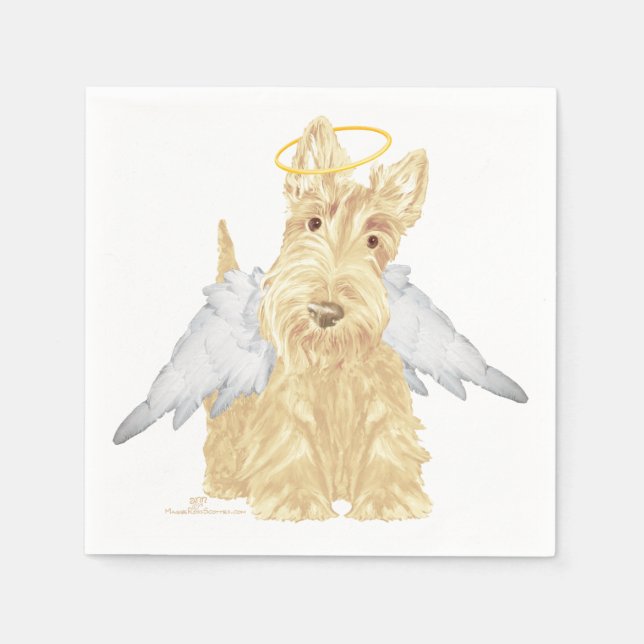 Guardanapo De Papel Wheaten Scottie Angel (Frente)
