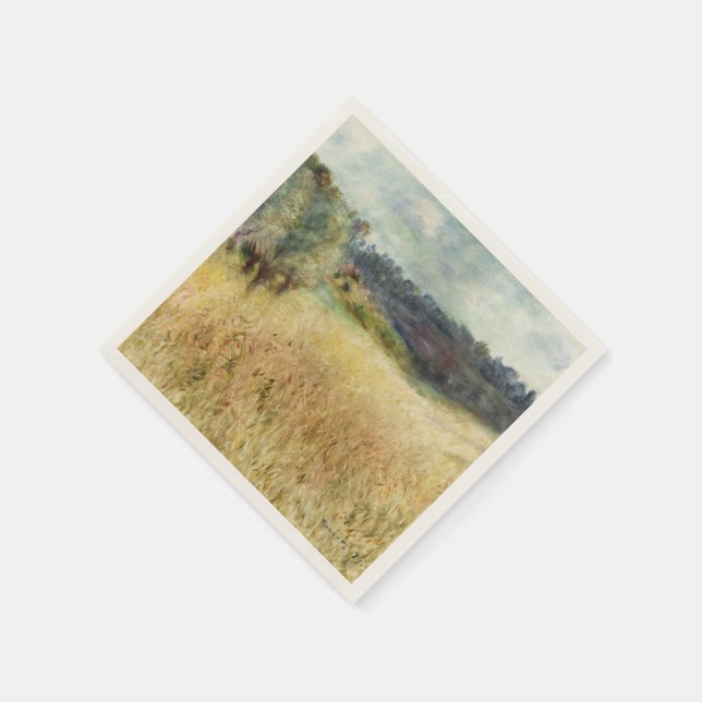 Guardanapo De Papel Wheatfield por Auguste Renoir (Canto)